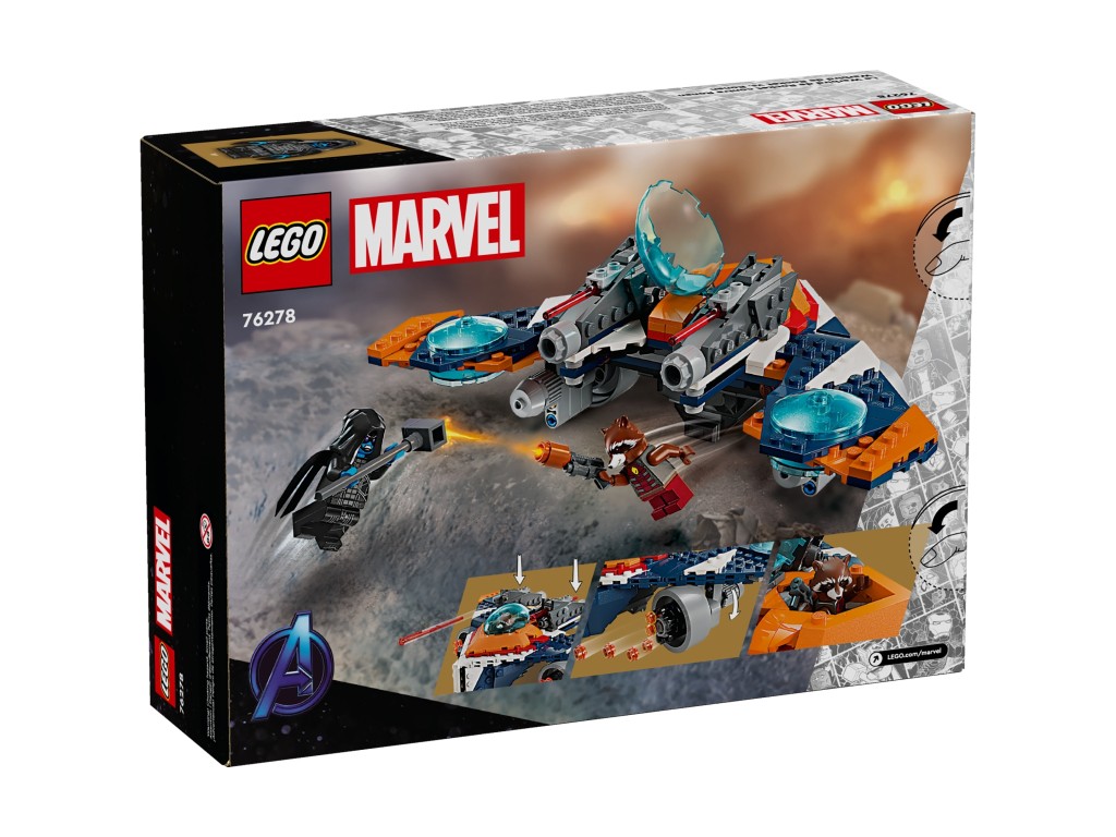 Lego Marvel Warbird Rocketa Vs Ronan Zklock W Pl