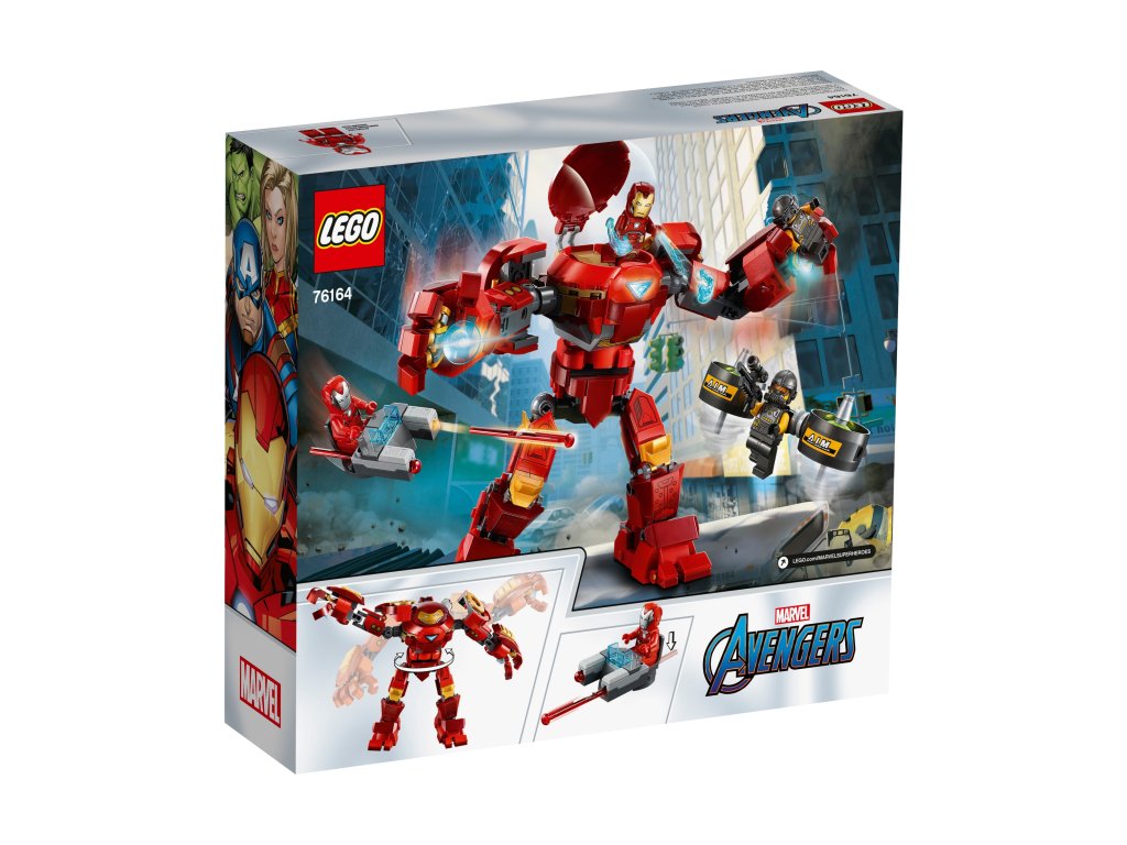 LEGO 76164 Marvel Avengers Hulkbuster Iron Mana kontra agenci A.I.M.