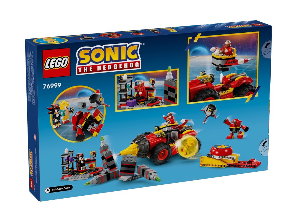 LEGO 76999 Sonic The Hedgehog Super Sonic Kontra Egg Drillster