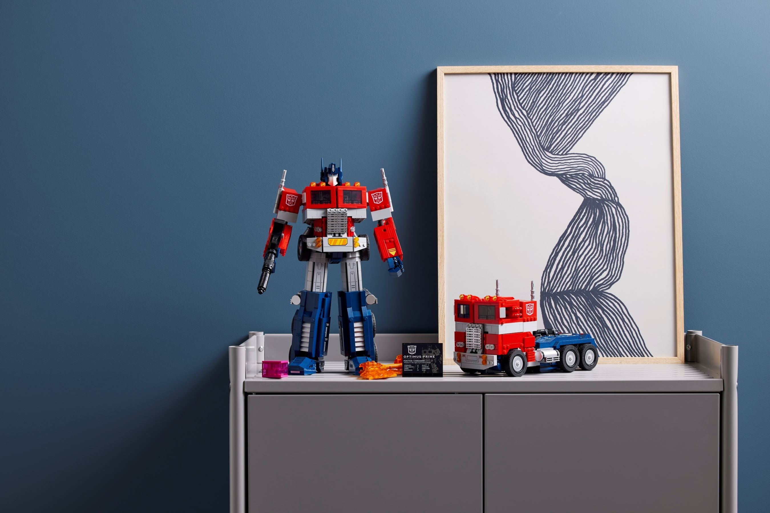 Optimus Prime z klocków LEGO