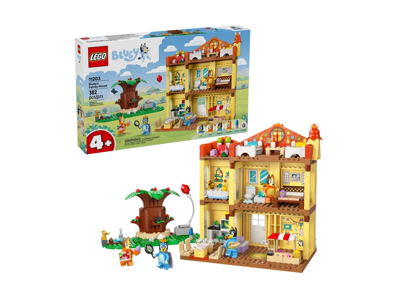 LEGO 11203 Bluey Dom rodzinny Blue