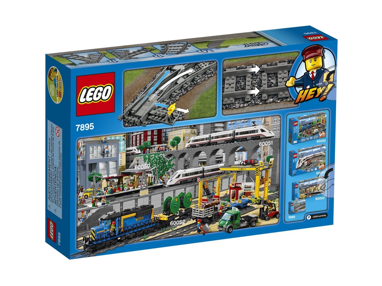 LEGO 7895 City Zwrotnica kolejowa | zklocków.pl