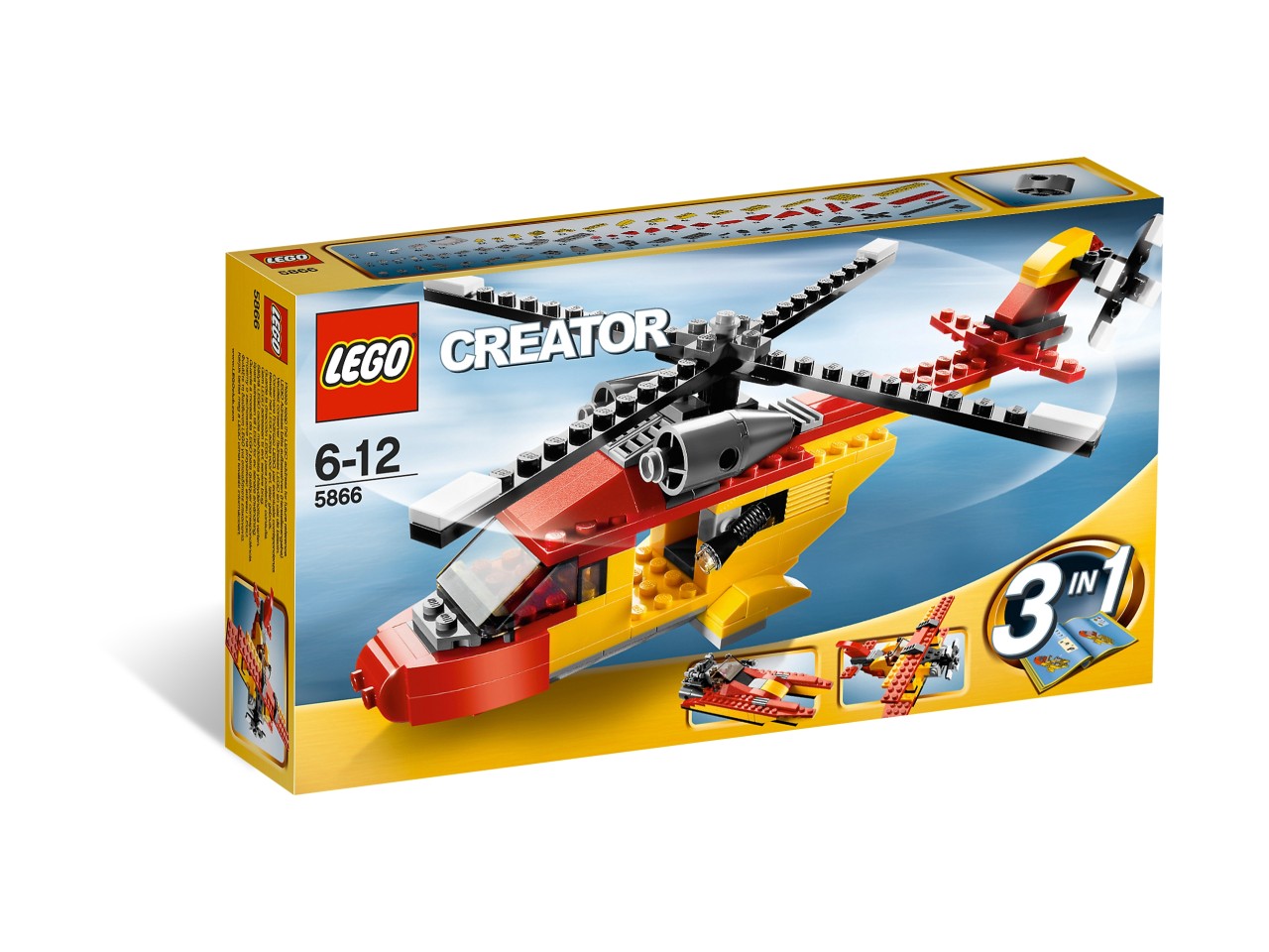 LEGO 5866 Creator 3 w 1 Helikopter ratunkowy | zklocków.pl