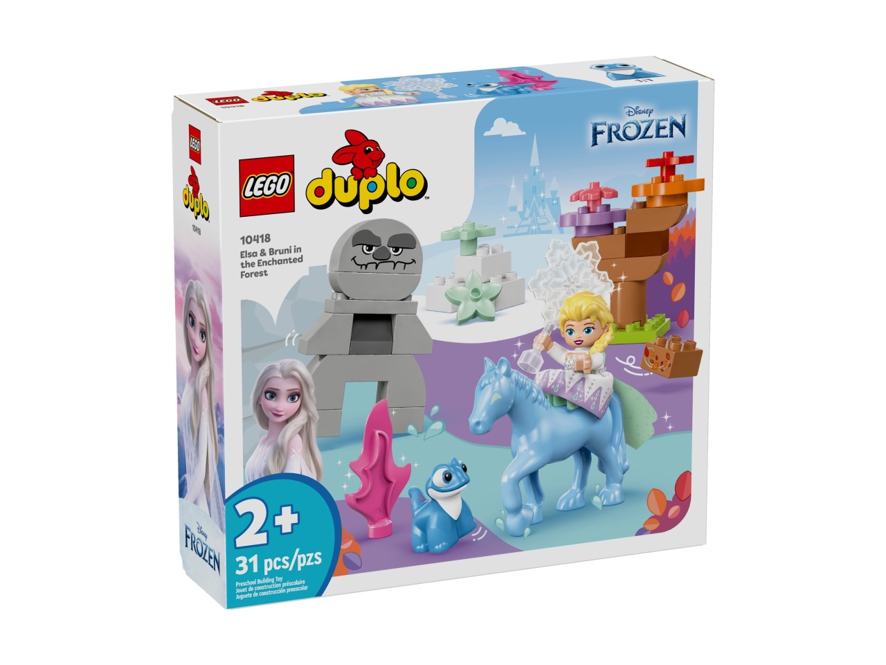 LEGO 10418 Duplo Elza i Bruni w Zaczarowanym Lesie