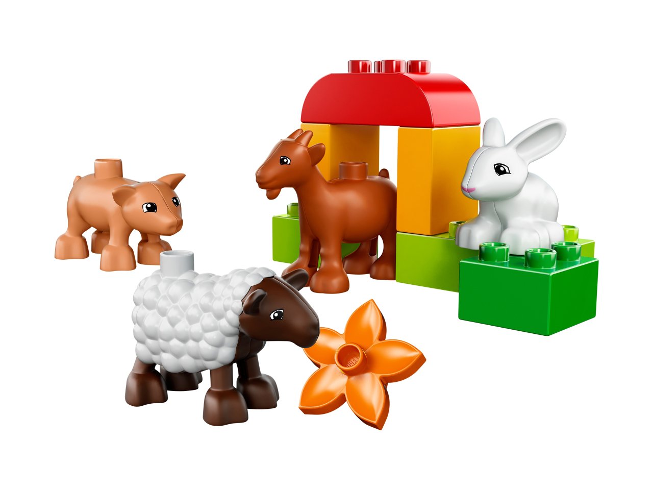 Конструктор животные. LEGO Duplo Farm animals. Лего дупло звери.