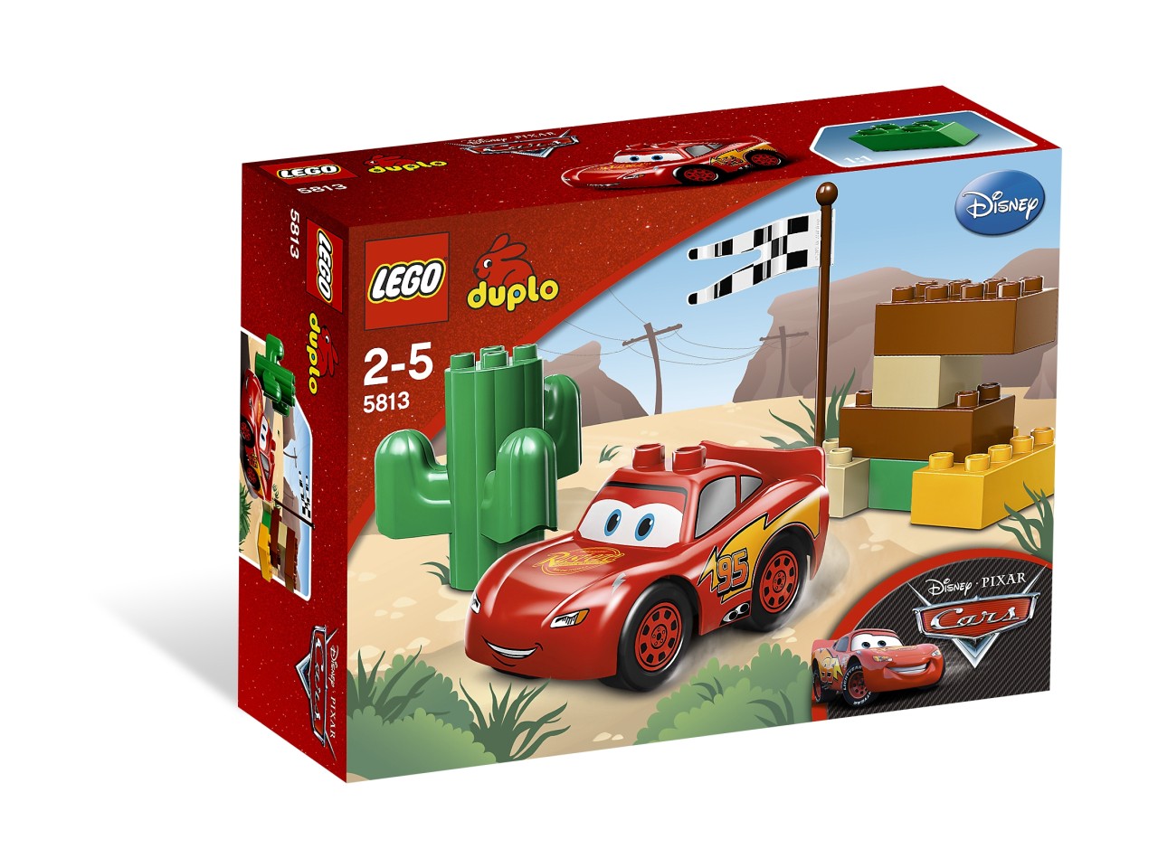 LEGO 5813 Duplo Zygzak McQueen lego-5813-duplo-zygzak-mcqueen