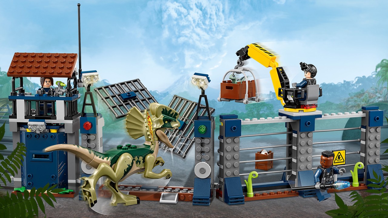 Lego Jurassic World™ Atak dilofozaura na posterunek 75931