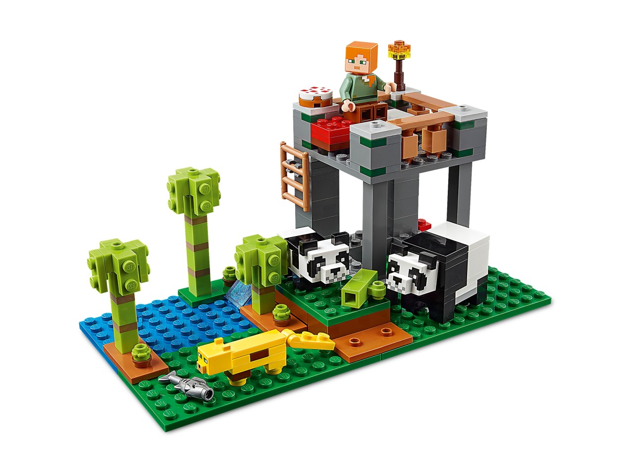 Панда конструктор. Конструктор LEGO Minecraft 21158 питомник панд. Конструктор «питомник панд». Лего майнкрафт 21158. Лего майнкрафт питомник панд.