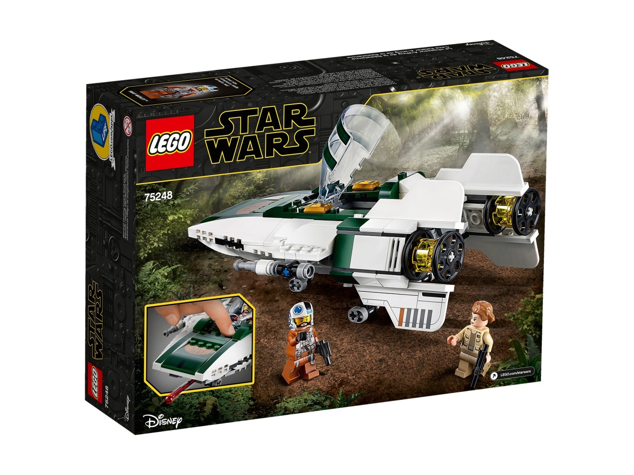 LEGO 75248 Star Wars Myśliwiec A-Wing Ruchu Oporu