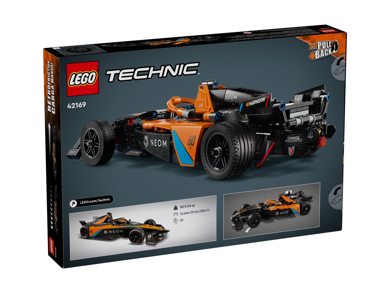 LEGO 42169 Technic NEOM McLaren Formula E Race Car