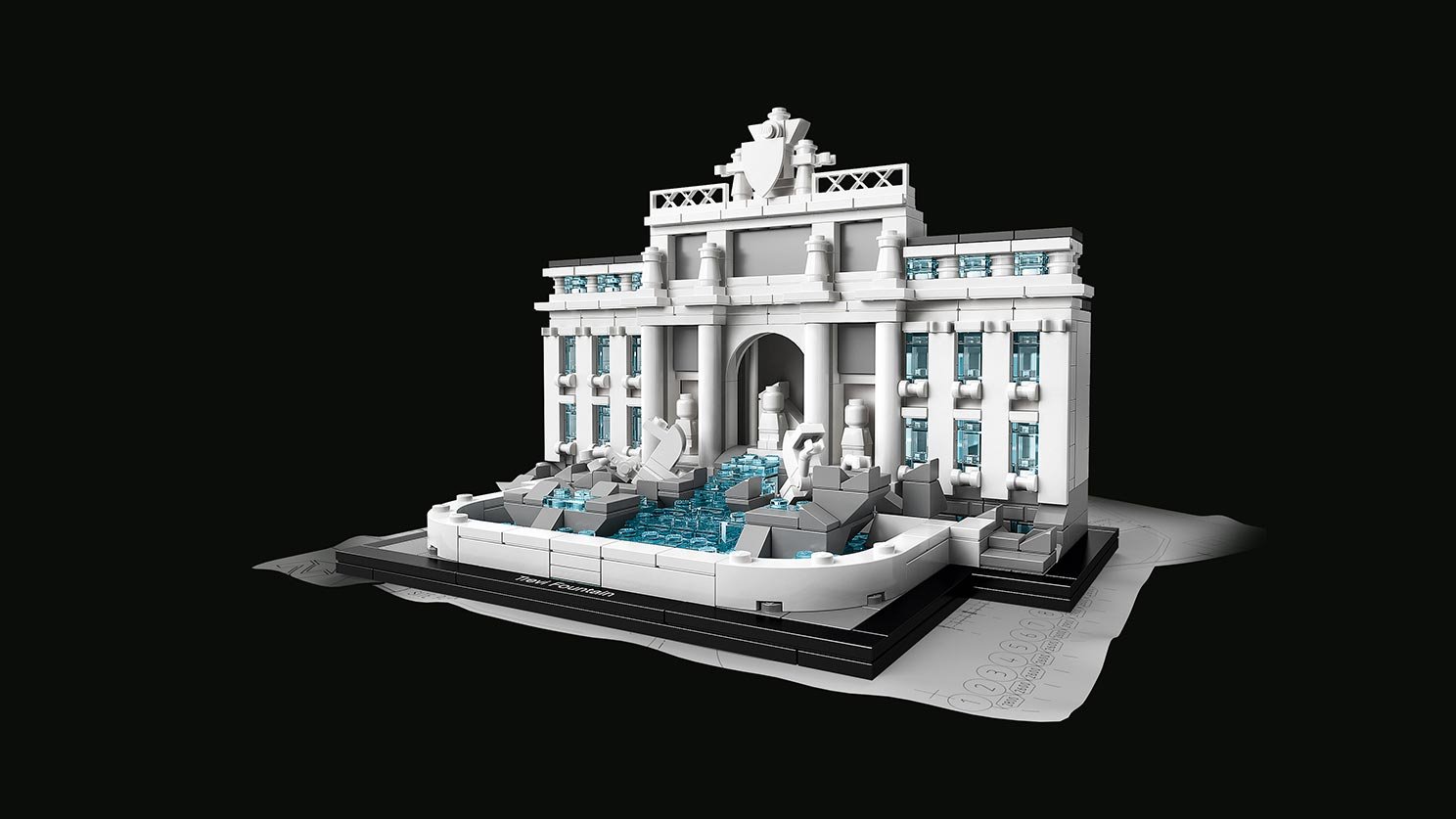 Fontanna di Trevi z klocków LEGO 