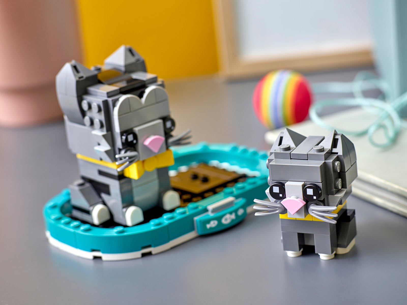 Figurki kotów z serii LEGO BrickHeadz