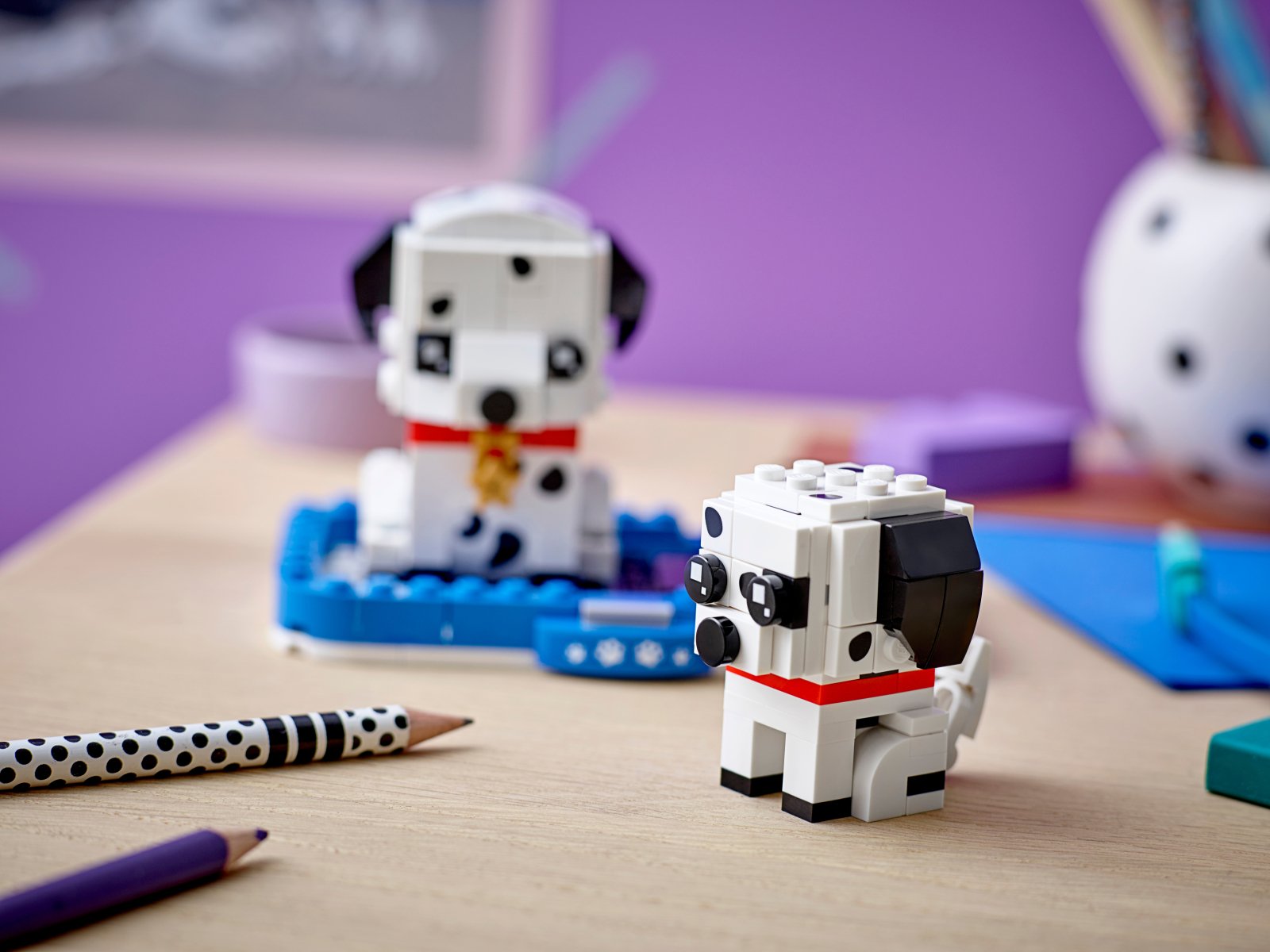 Figurki piesków z serii LEGO BrickHeadz