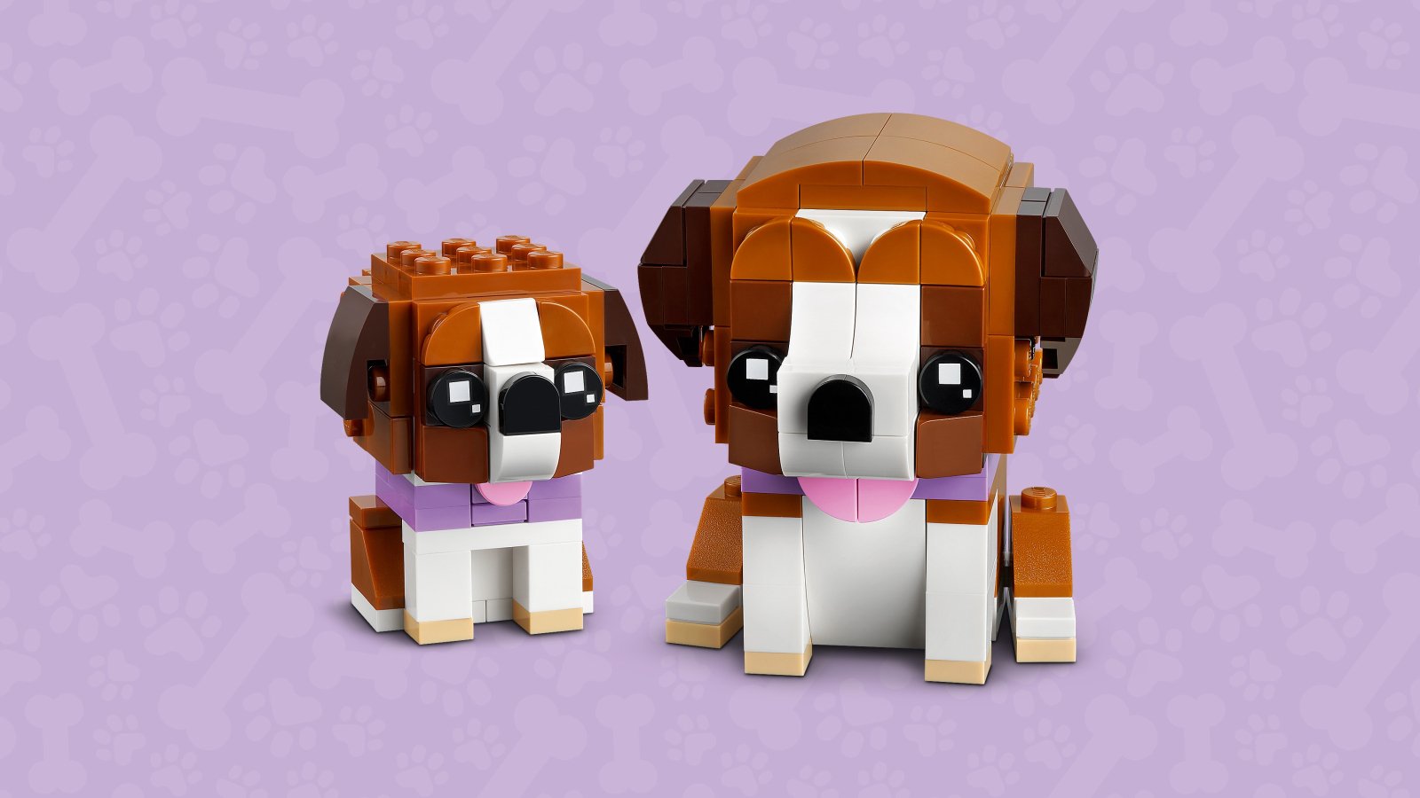 Figurki piesków z serii LEGO BrickHeadz