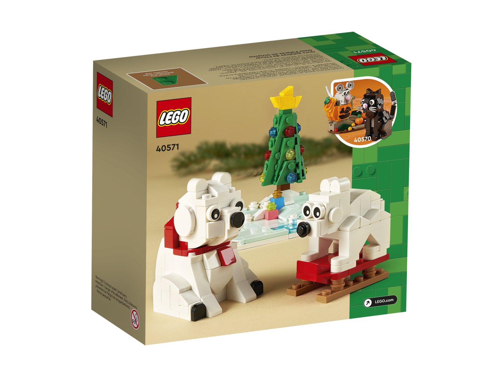 LEGO Zimowe niedźwiedzie polarne 40571