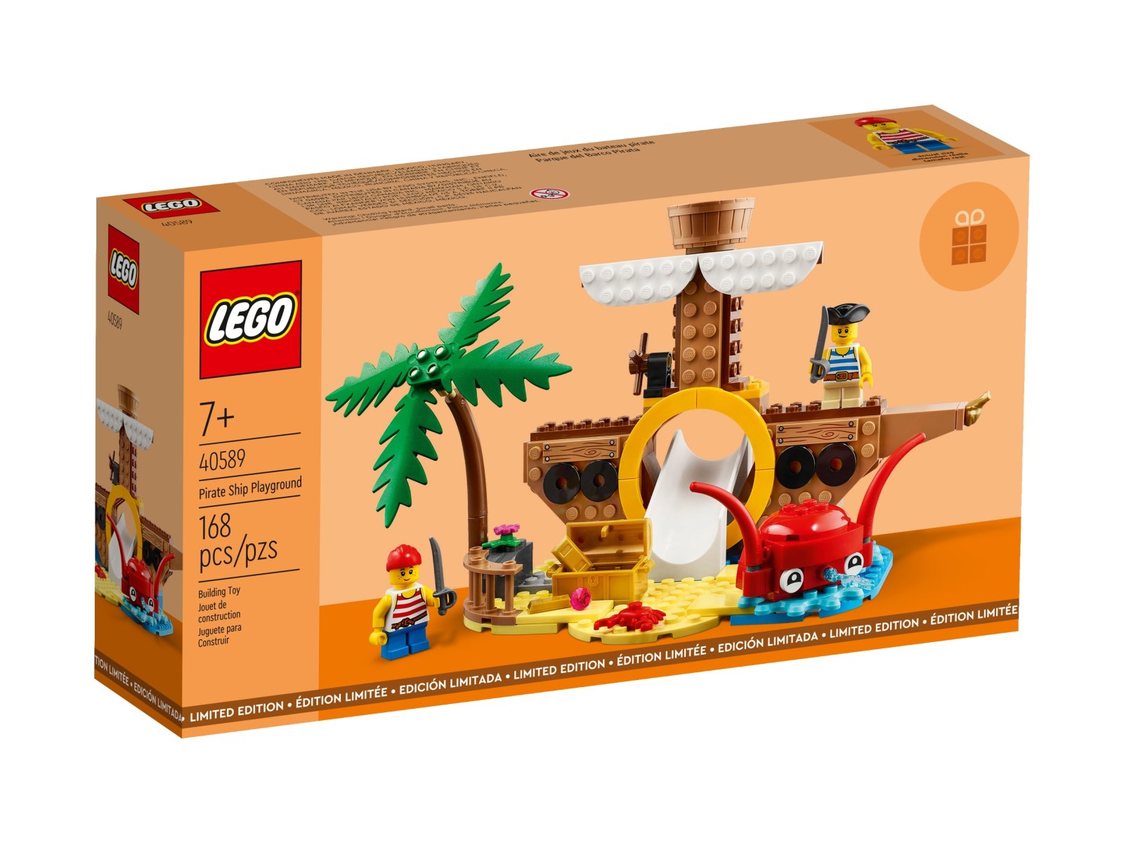 LEGO Plac zabaw ze statkiem pirackim 40589