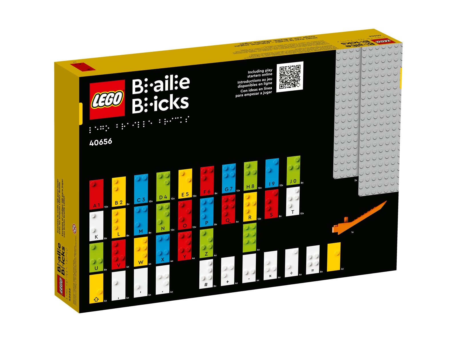 LEGO 40656 Zabawa z alfabetem Braille’a — angielski