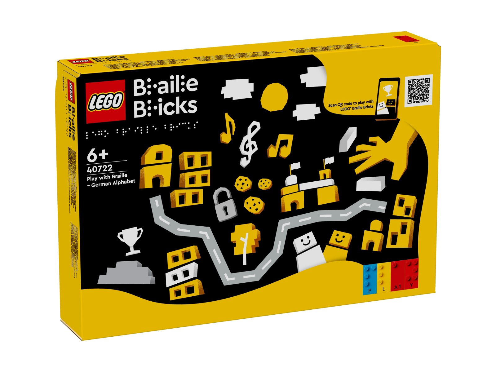 LEGO Zabawa z alfabetem Braille’a — niemiecki 40722