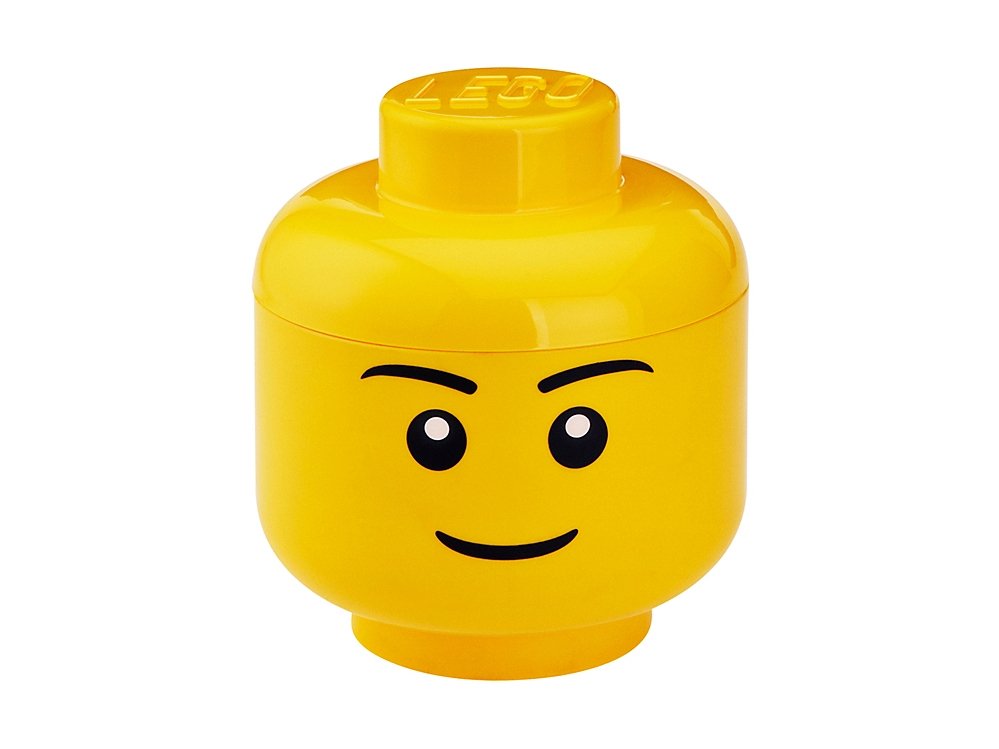 LEGO 5005528 Duży pojemnik w kształcie głowy chłopca LEGO®