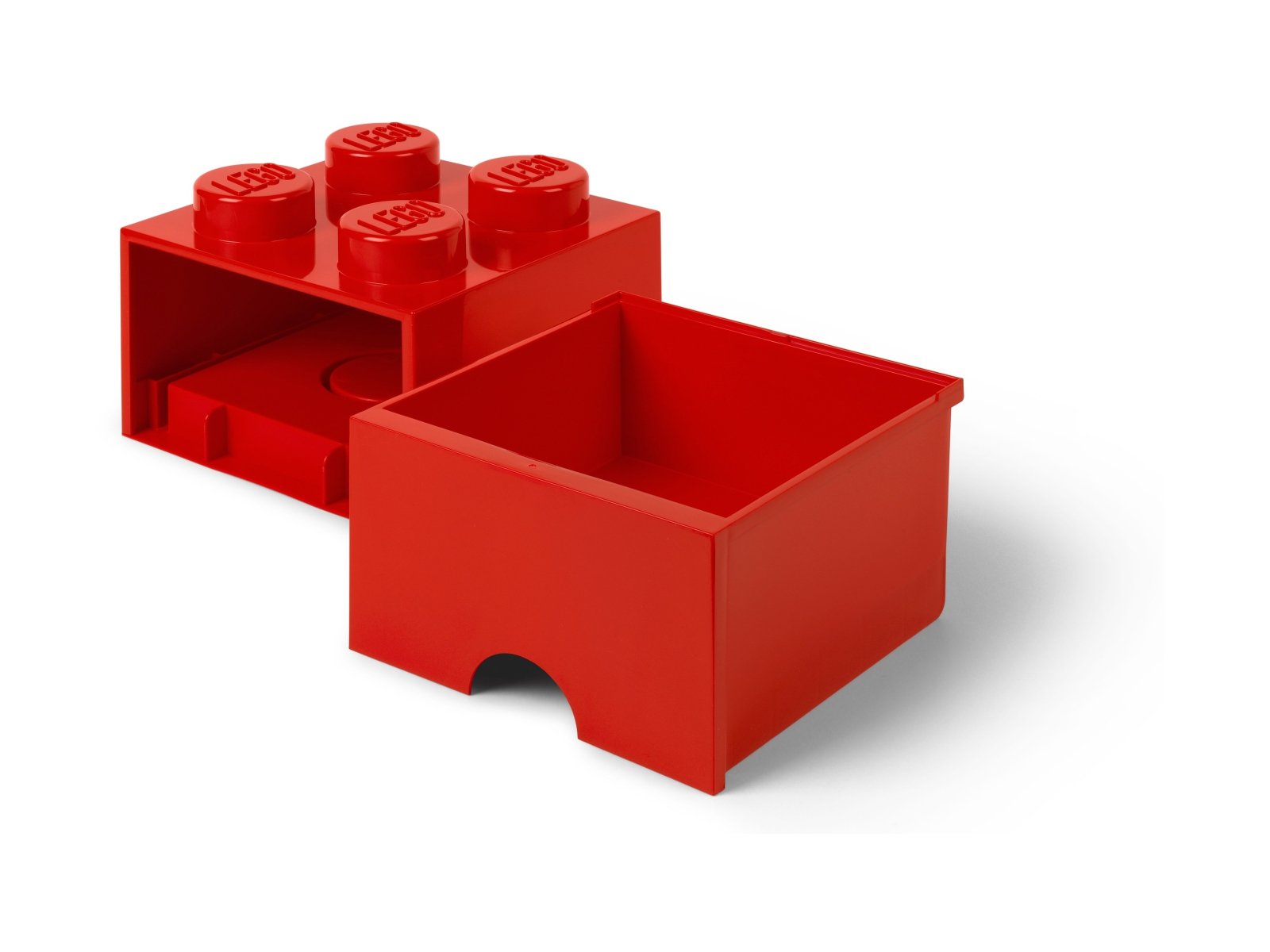 LEGO 5006129 Pudełko z szufladą w kształcie czerwonego klocka z 4 wypustkami