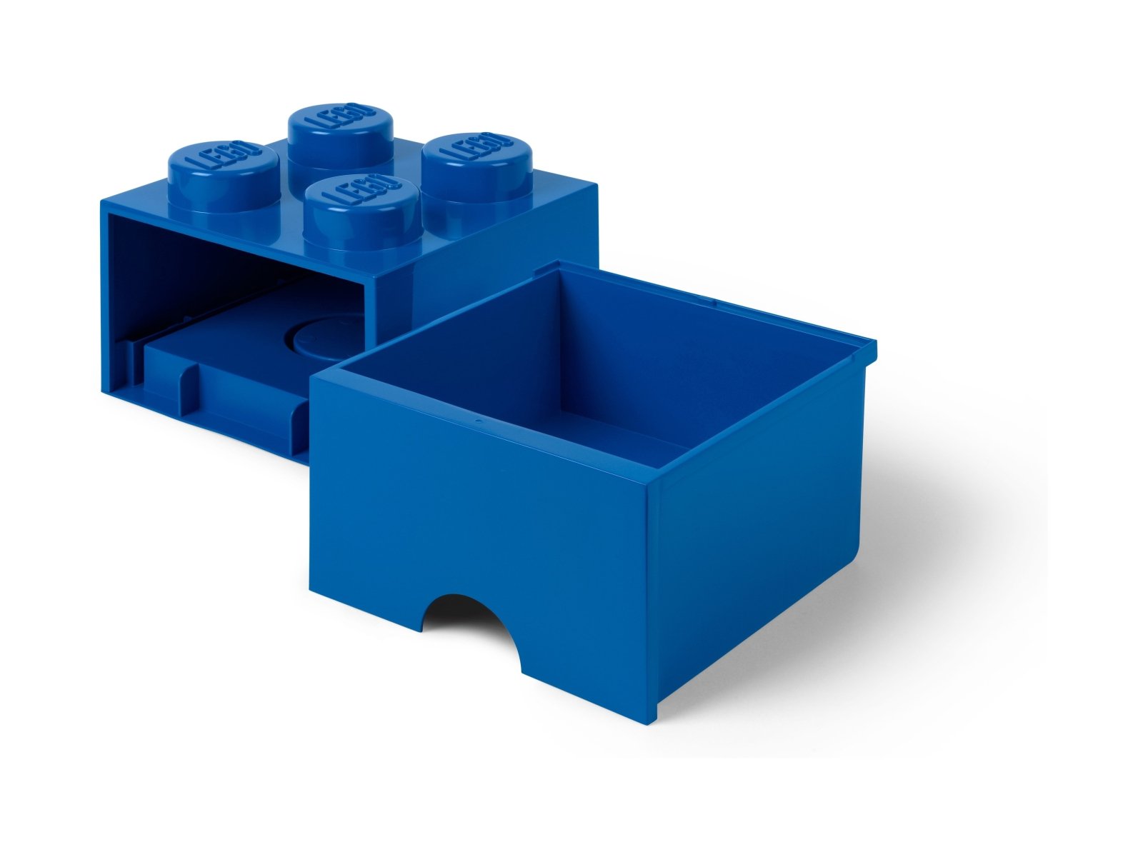 LEGO 5006130 Pudełko z szufladą w kształcie niebieskiego klocka z 4 wypustkami