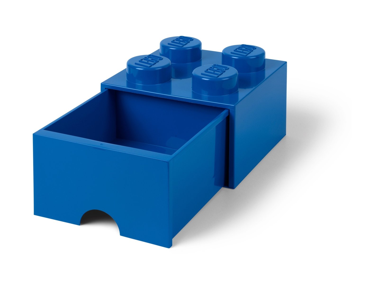LEGO Pudełko z szufladą w kształcie niebieskiego klocka z 4 wypustkami 5006130