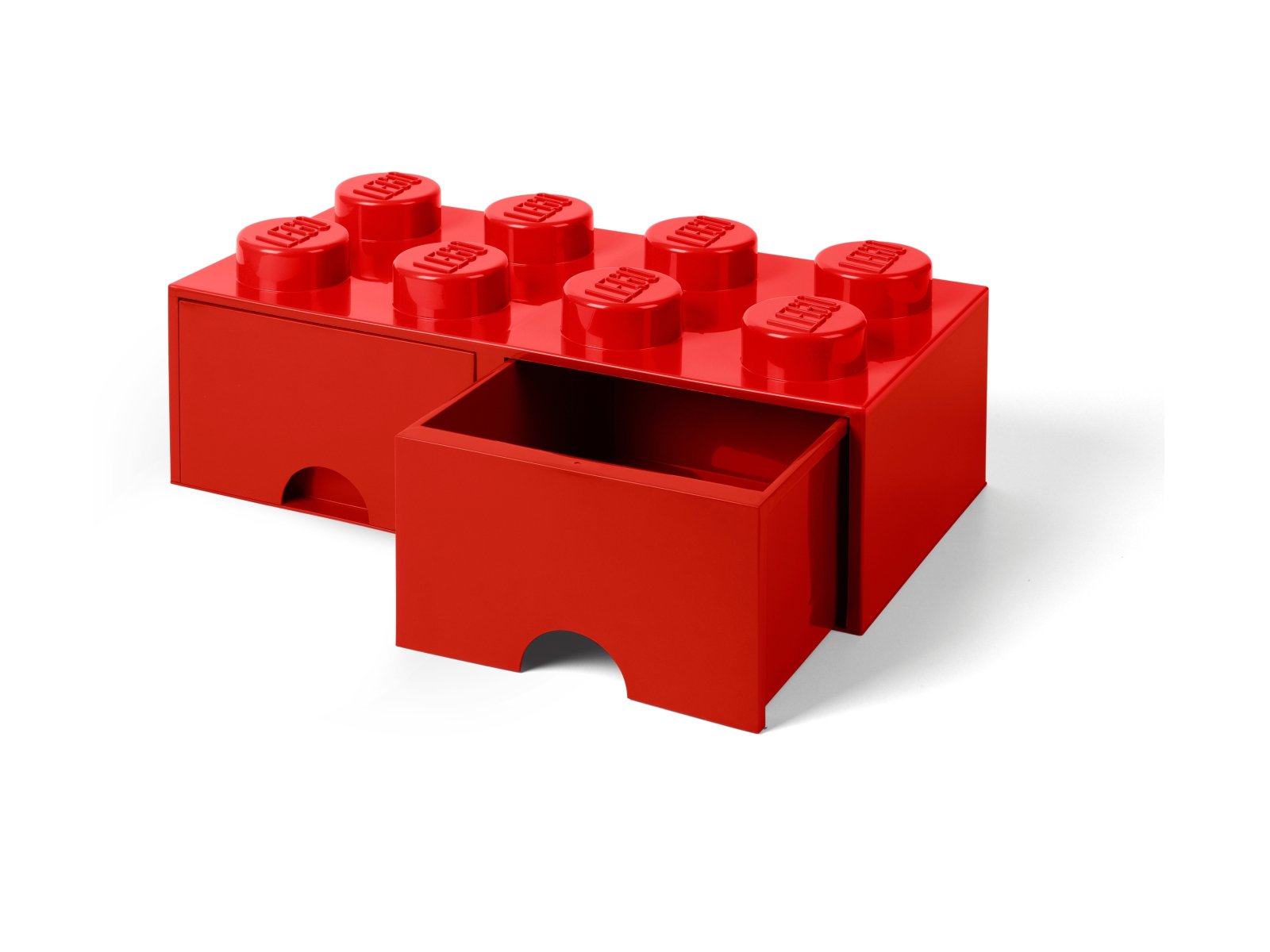 LEGO Pudełko z szufladami w kształcie czerwonego klocka LEGO® z 8 wypustkami 5006131