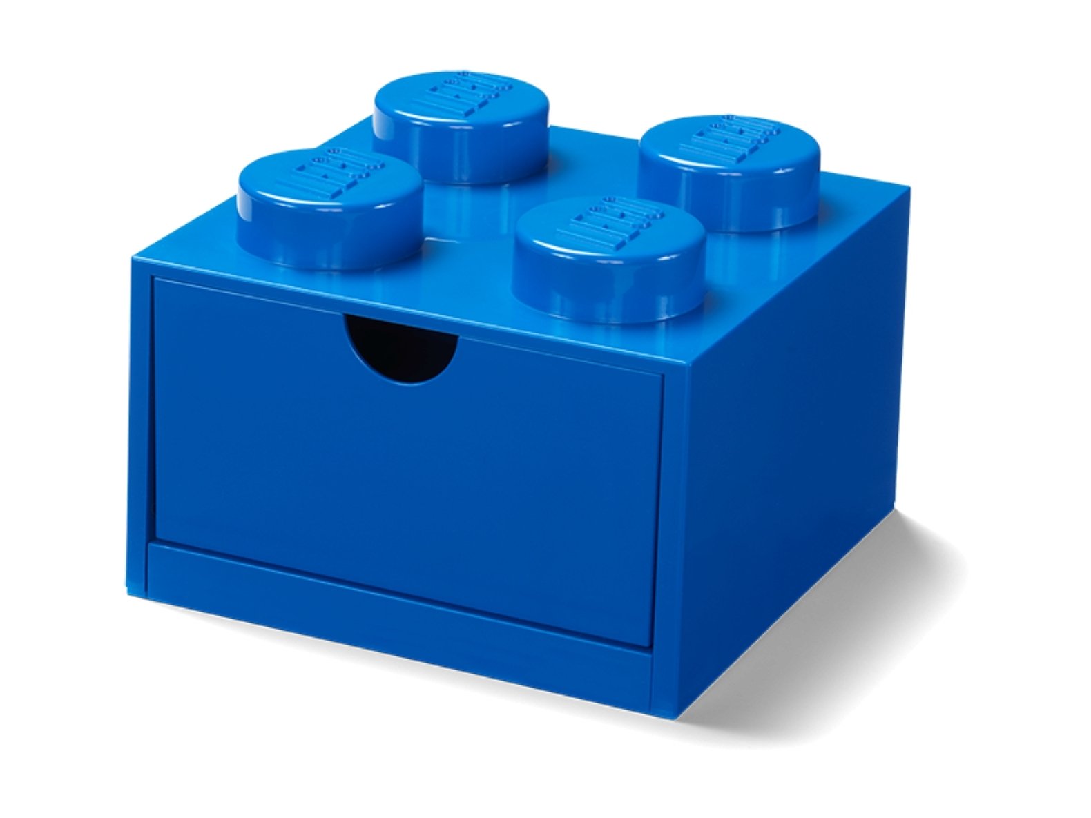 LEGO 5006141 Pudełko z szufladą w kształcie niebieskiego klocka z 4 wypustkami
