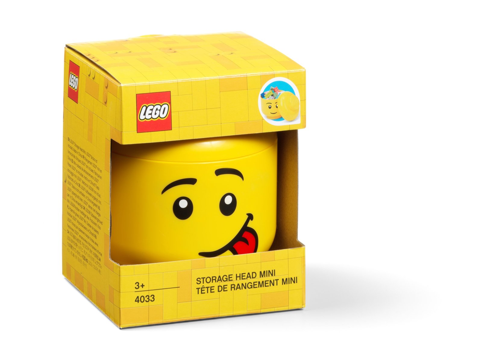 LEGO Miniaturowy pojemnik w kształcie głowy śmiesznej minifigurki LEGO® 5006210