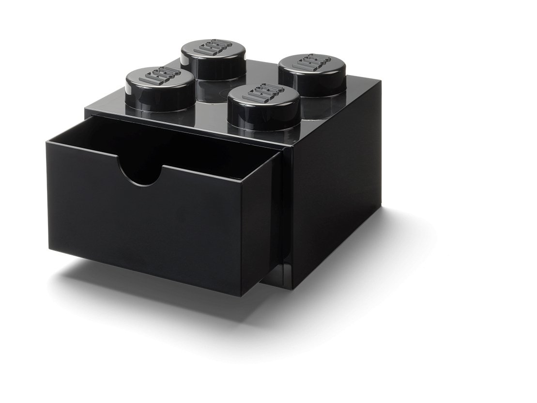 LEGO 5006312 Pudełko z szufladą w kształcie czarnego klocka z 4 wypustkami