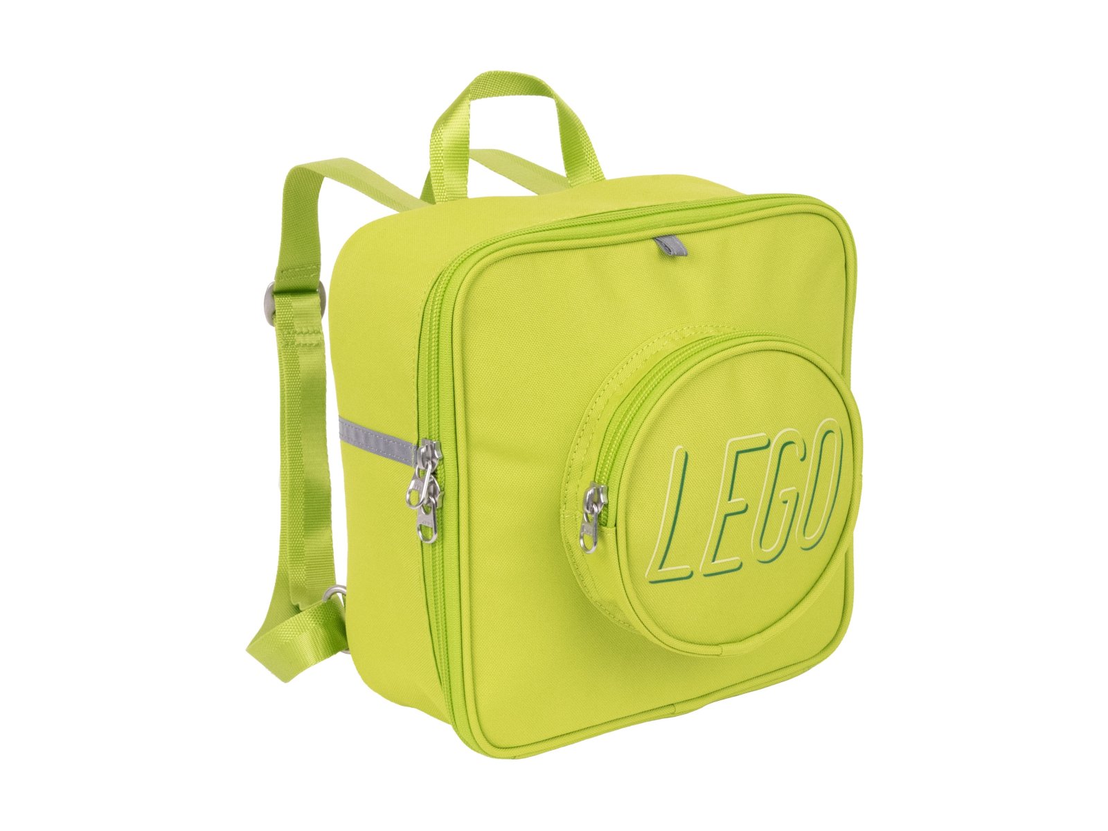 LEGO 5006496 Mały plecak-klocek w kolorze limonkowym