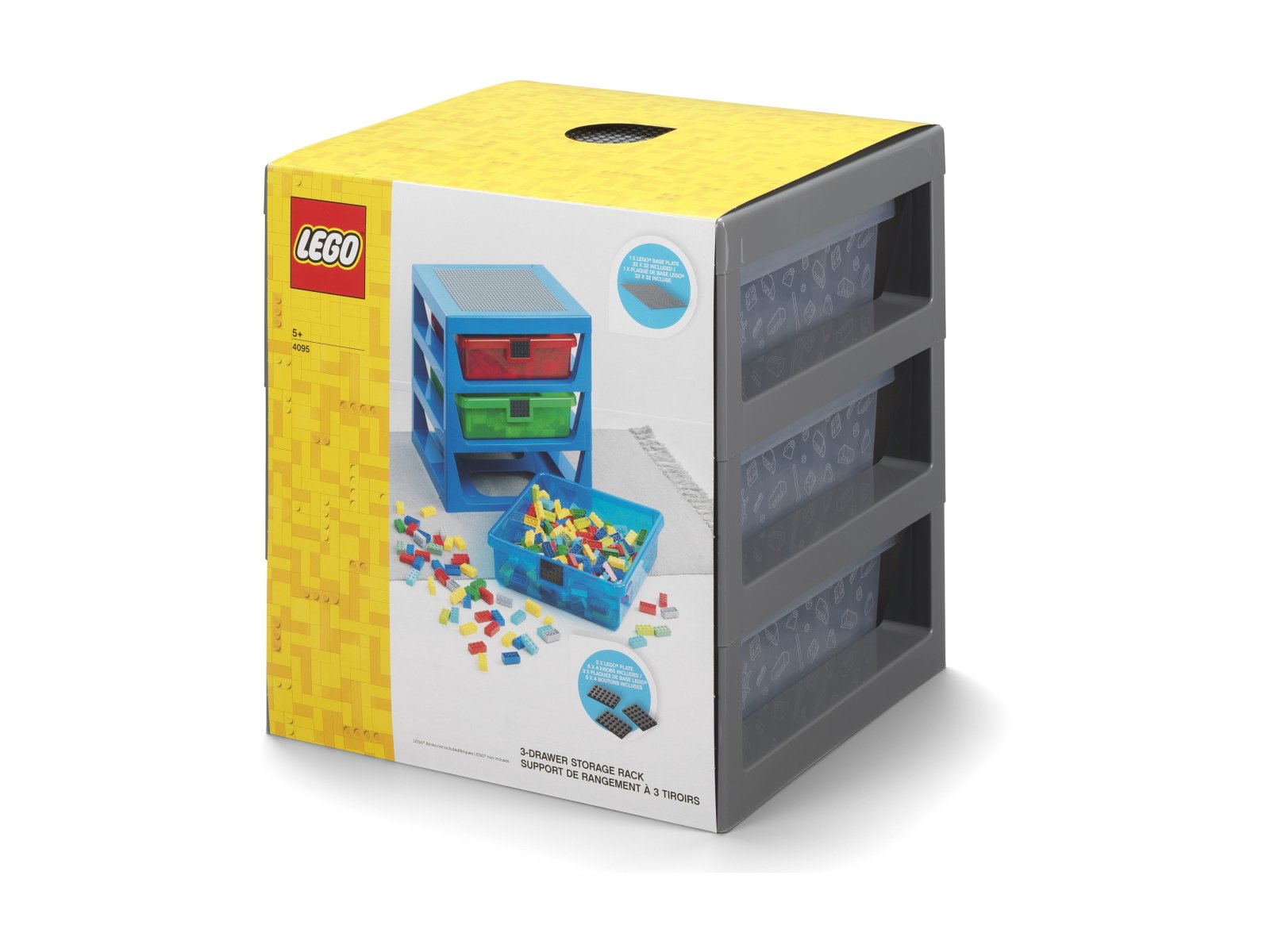 LEGO Szary regał z trzema szufladami 5006608