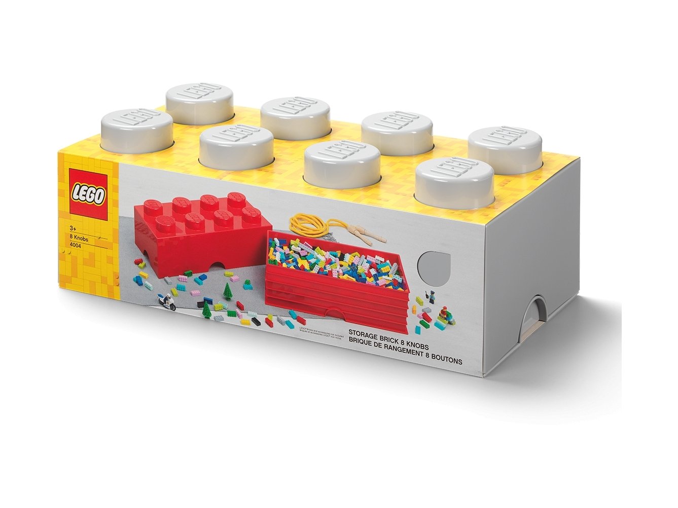 LEGO 5006915 Szarobłękitne pudełko z 8 wypustkami