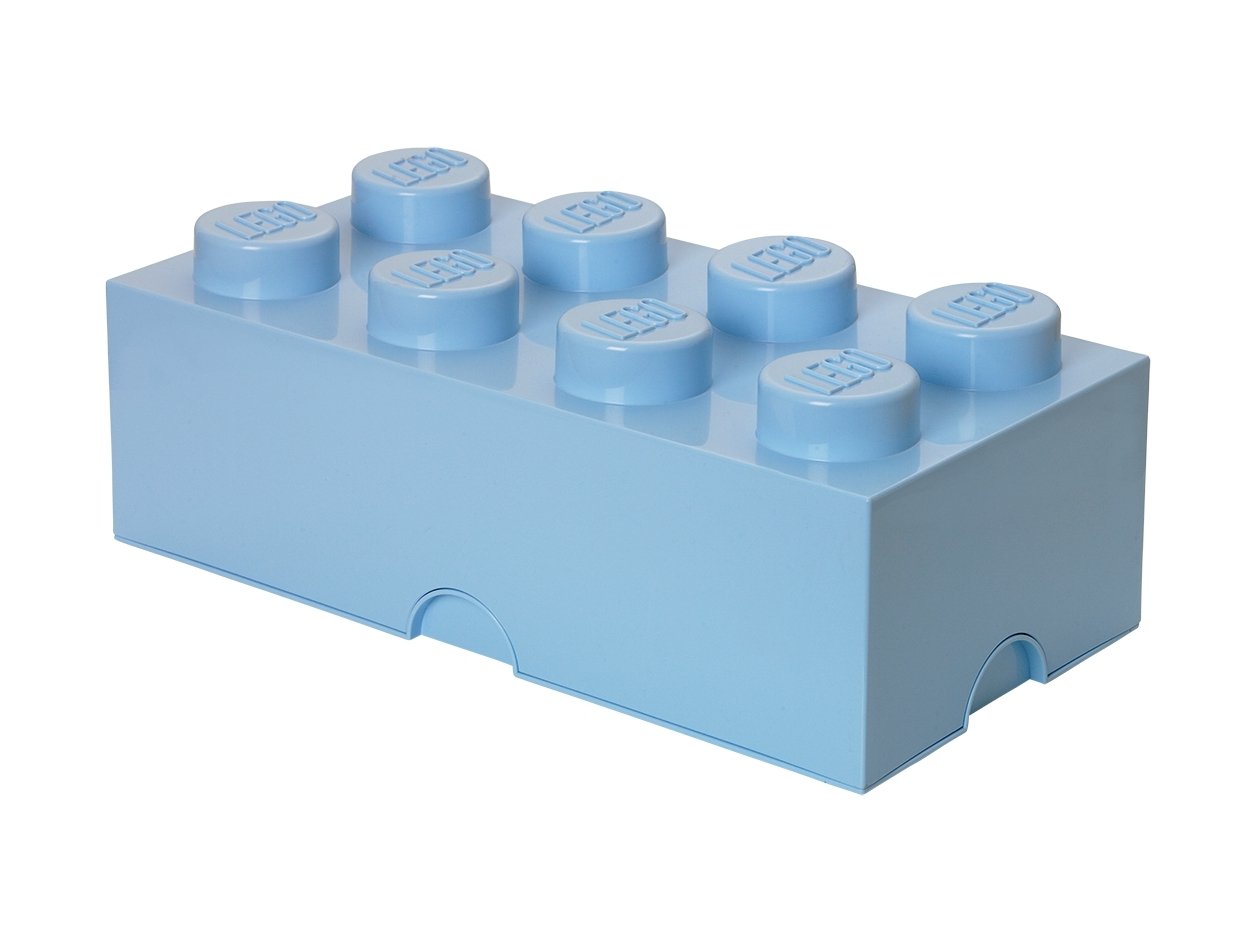 LEGO 5006918 Jasnoniebieskie pudełko z 8 wypustkami