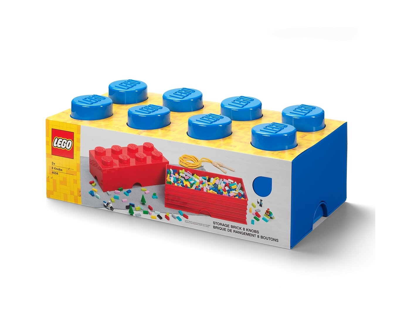 LEGO 5006921 Niebieskie pudełko z 8 wypustkami