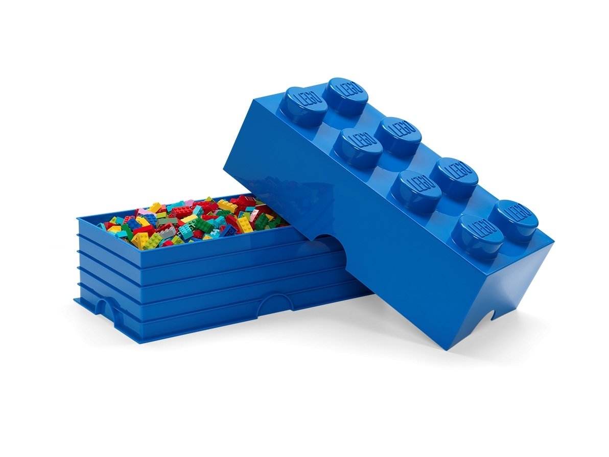 LEGO 5006921 Niebieskie pudełko z 8 wypustkami