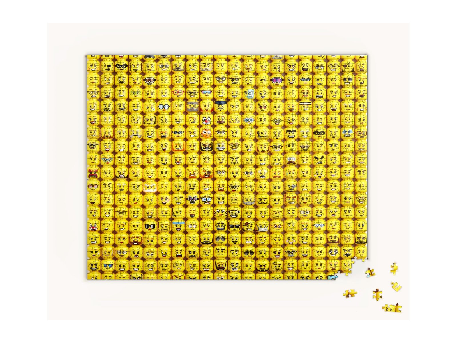 LEGO 5007070 Puzzle z twarzami minifigurek — 1000 elementów