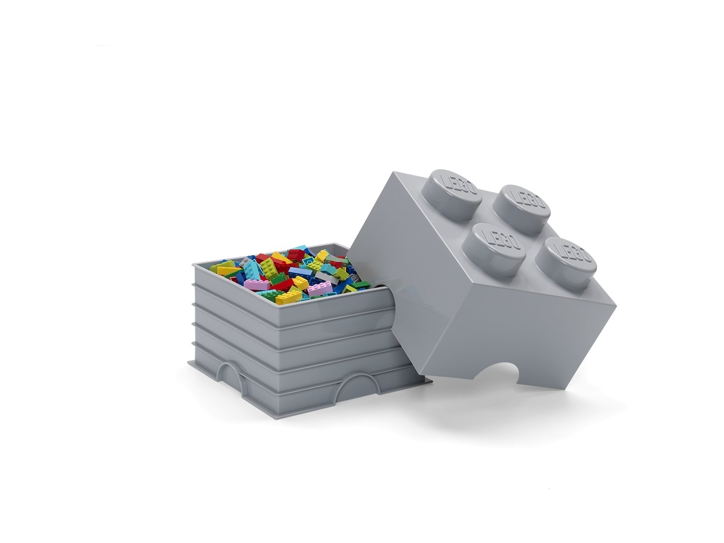 LEGO 5007073 Szaroniebieskiego pudełko z szufladą i 4 wypustkami