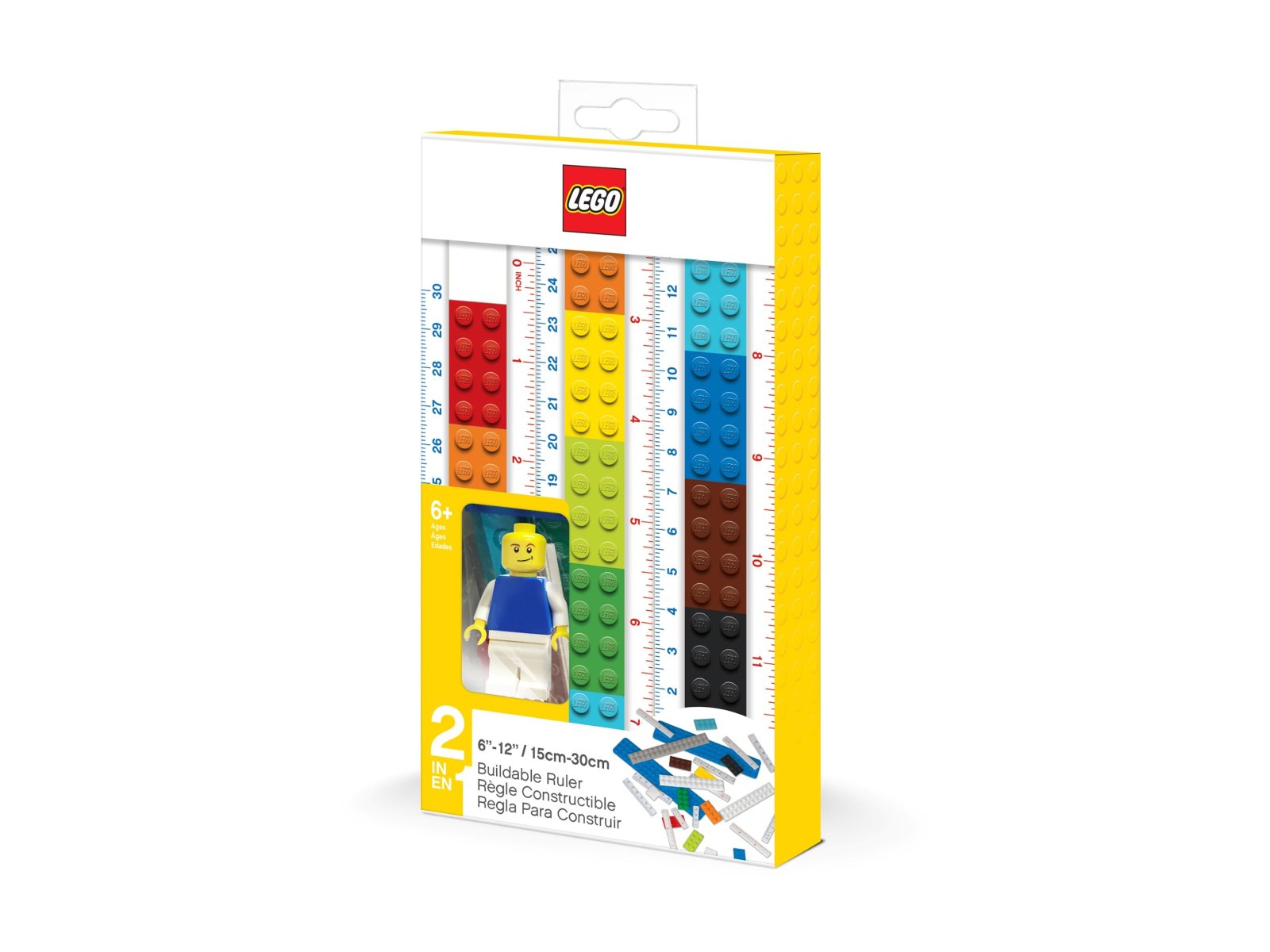 LEGO 5007195 2.0 Linijka do skonstruowania z minifigurką