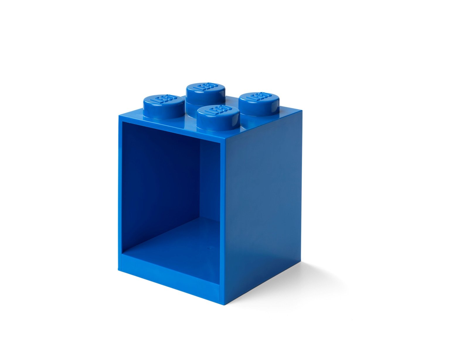 LEGO 5007280 Półka w kształcie klocka z czterema wypustkami — niebieska