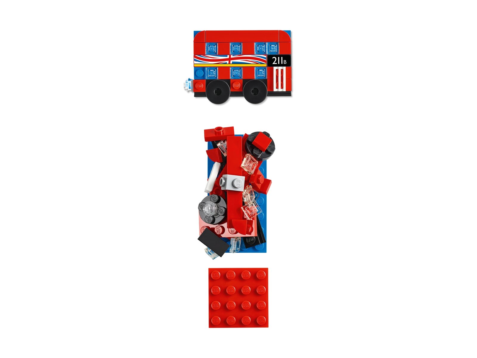 LEGO 853914 Magnes z londyńskim autobusem