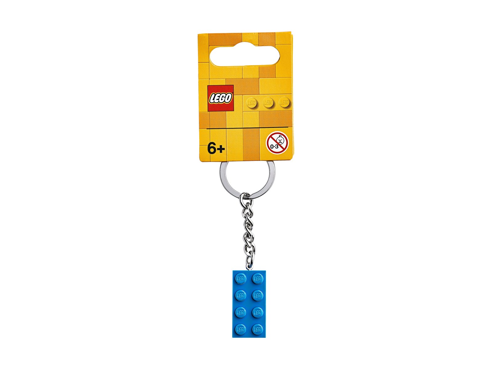 LEGO Breloczek z jasnoniebieskim klockiem 2x4 853993