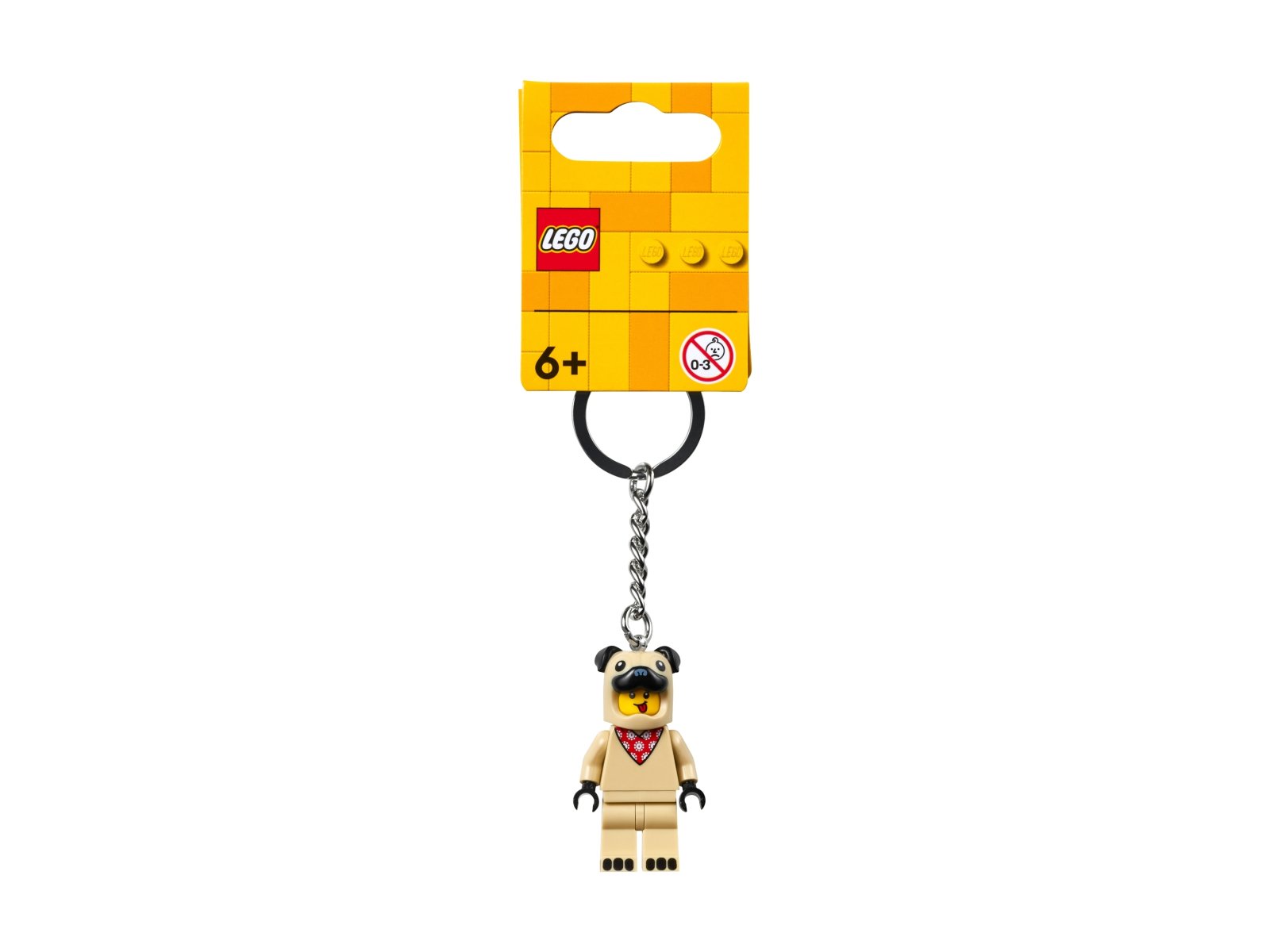 LEGO 854158 Breloczek z chłopakiem w kostiumie buldoga