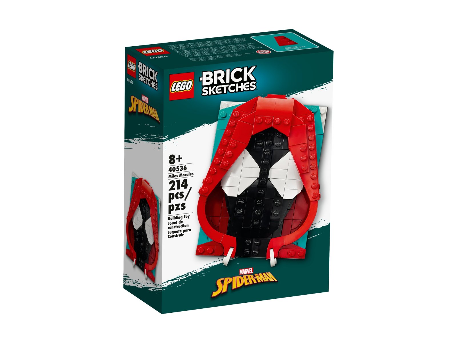 LEGO 40536 Brick Sketches Miles Morales