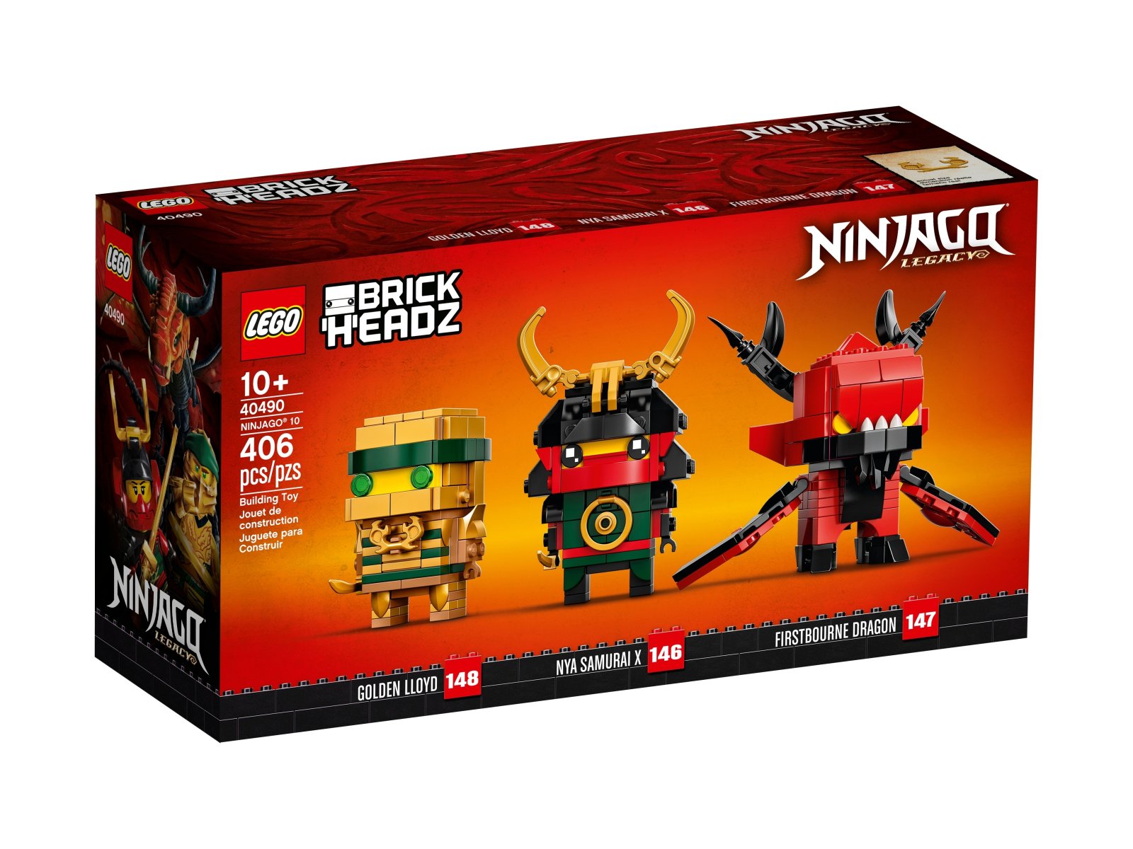 LEGO BrickHeadz NINJAGO® 10 40490