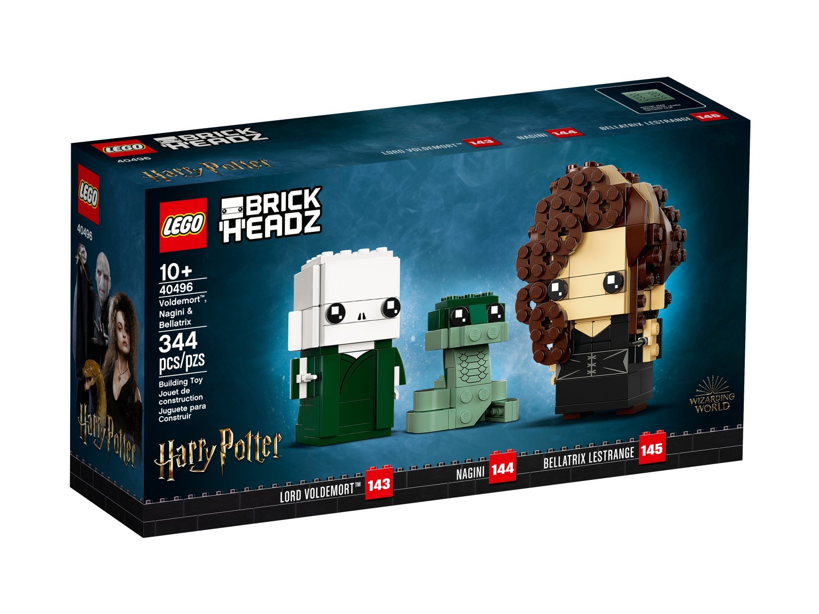 LEGO 40496 BrickHeadz Voldemort™, Nagini i Bellatrix