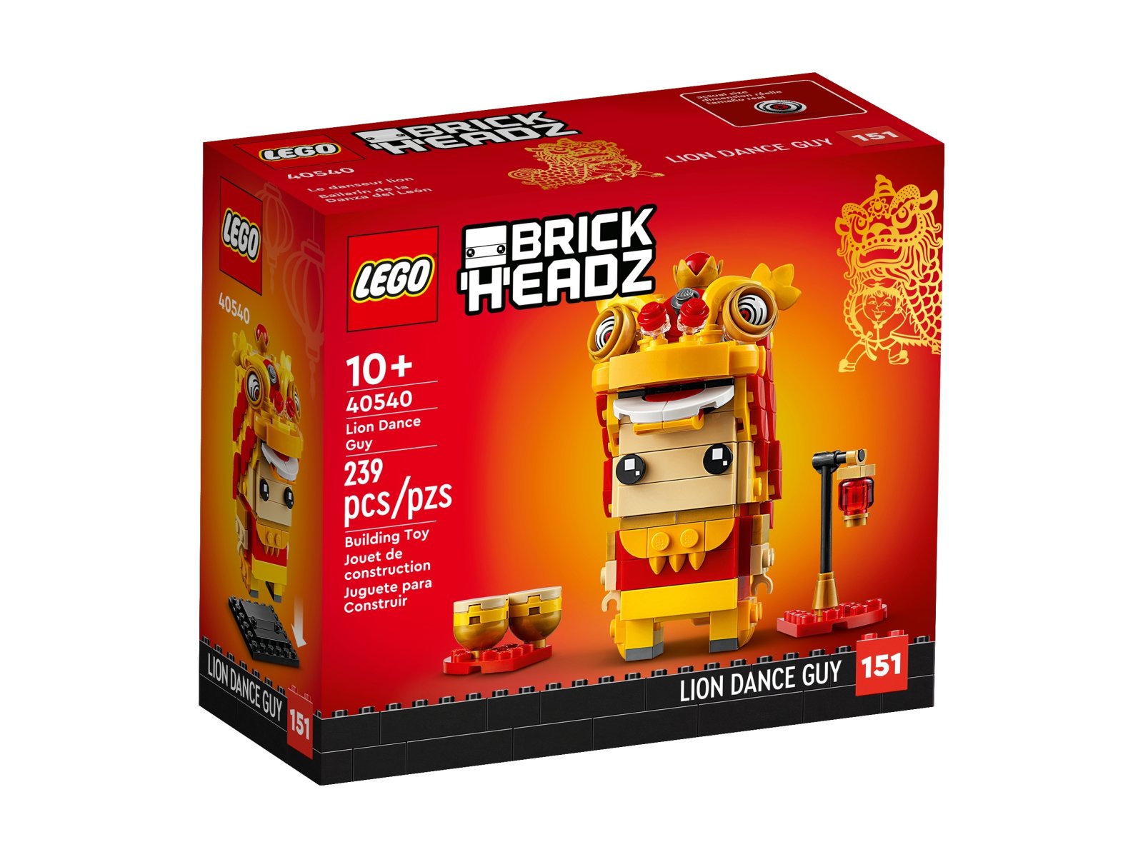 LEGO 40540 BrickHeadz Chłopak tańczący taniec lwa
