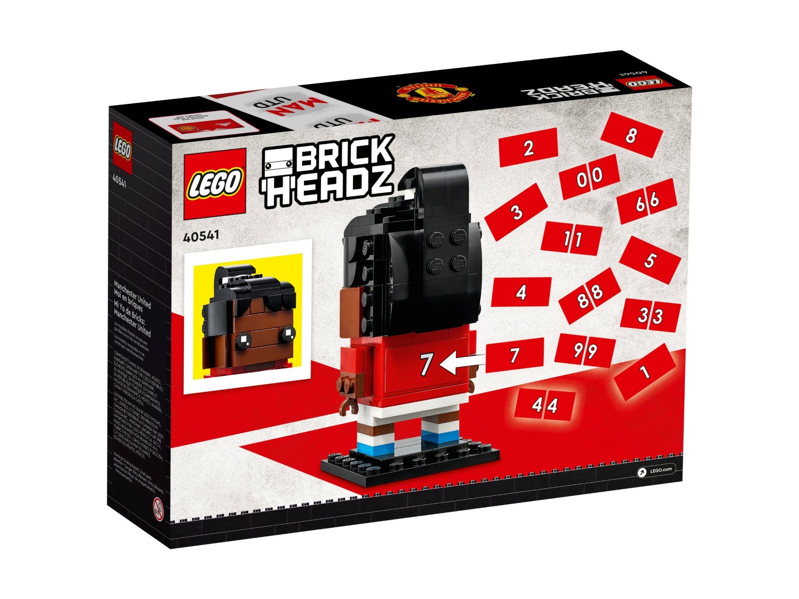 LEGO BrickHeadz 40541 Portret z klocków — Manchester United