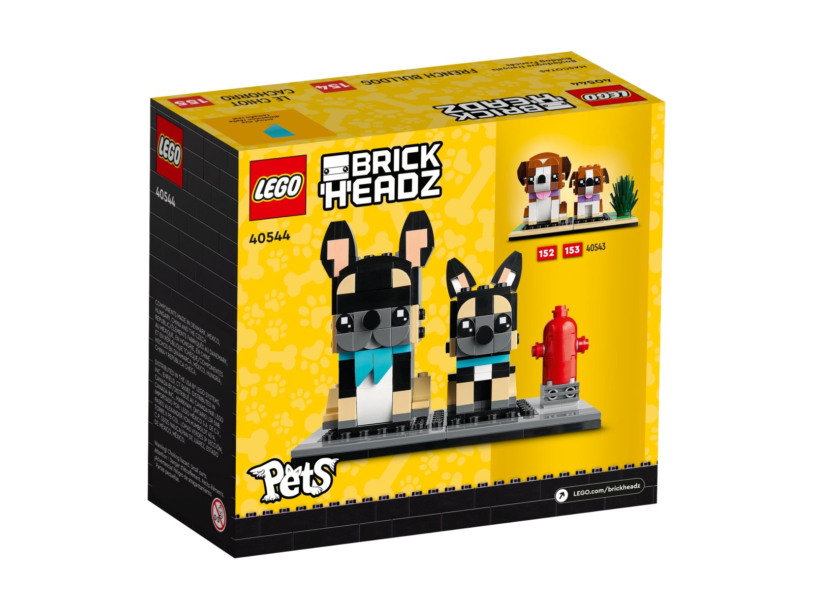 LEGO BrickHeadz 40544 Buldog francuski