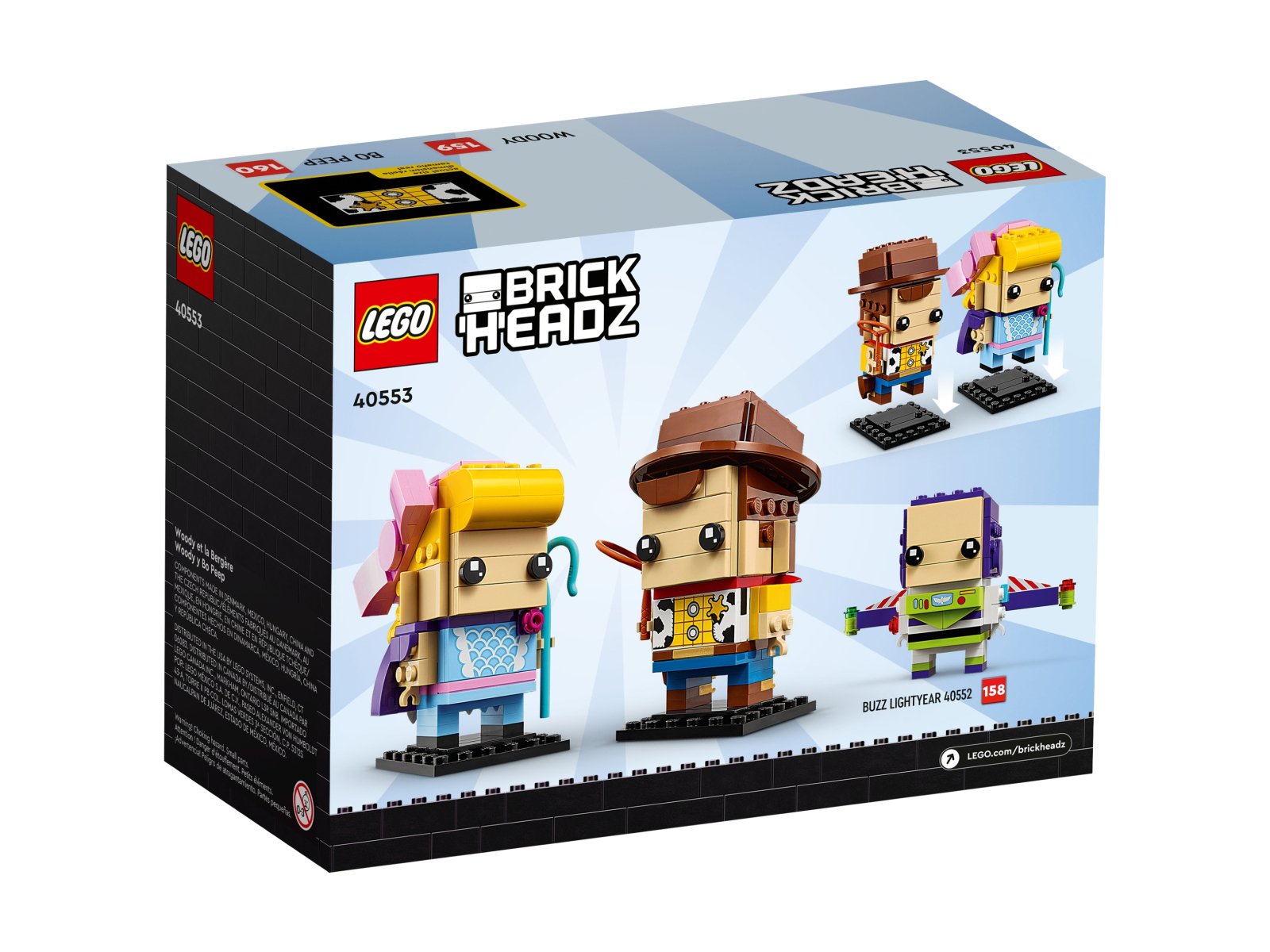 LEGO BrickHeadz Chudy i Bou 40553